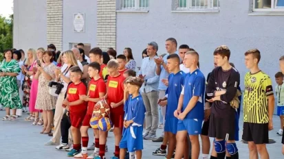 Відкрили новозбудований спортзал 11